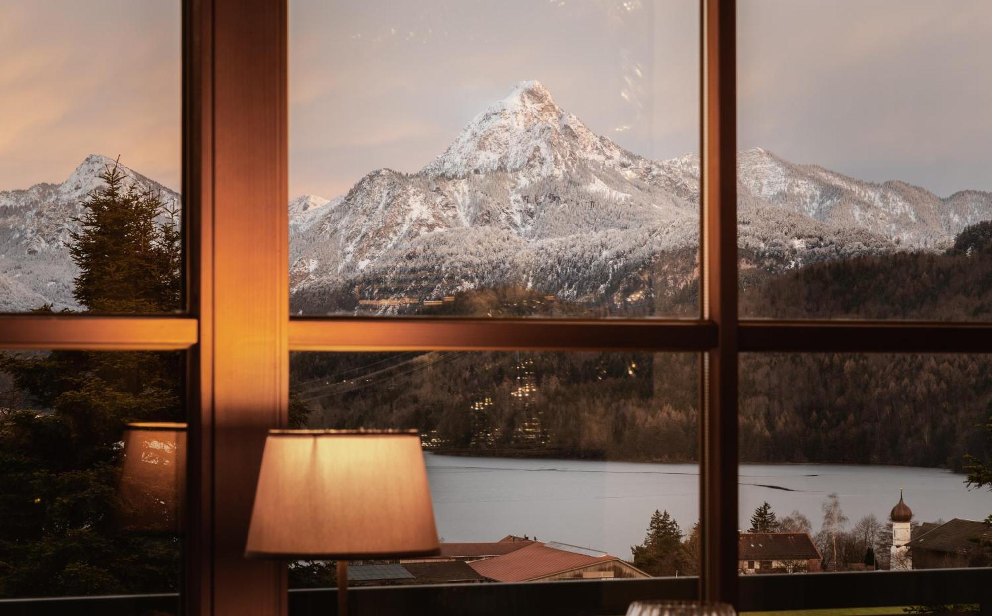 Hotel Bergruh Фюссен Экстерьер фото