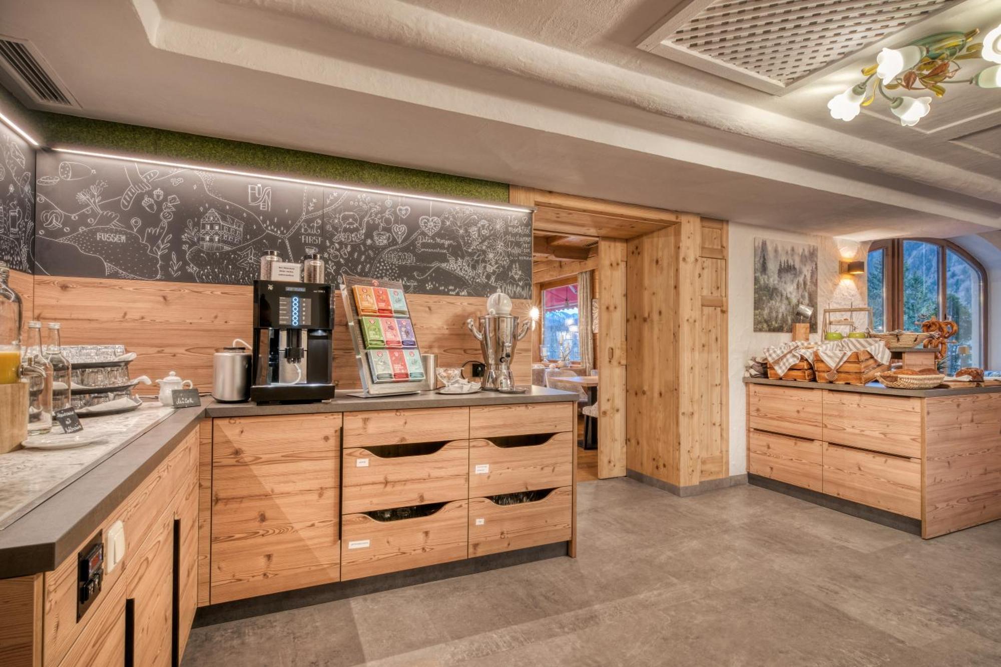 Hotel Bergruh Фюссен Экстерьер фото